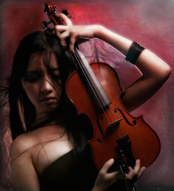 violin,girl