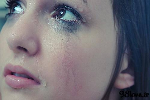 very sad girl crying