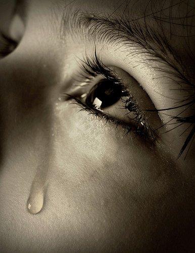 very sad girl crying